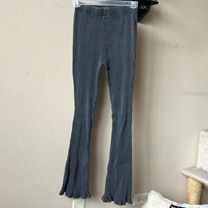 UO, ribbed flare yoga pants